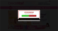 Desktop Screenshot of breastfast.sk